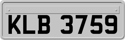 KLB3759