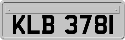 KLB3781