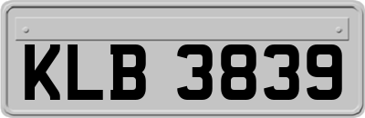 KLB3839