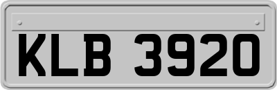 KLB3920