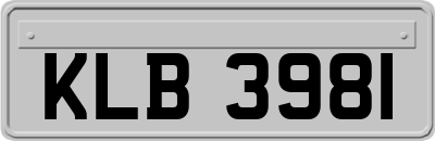 KLB3981
