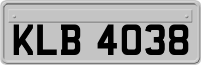KLB4038