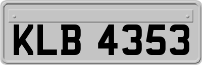KLB4353