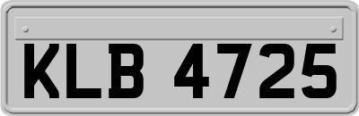 KLB4725