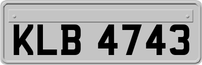 KLB4743