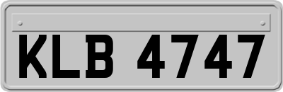 KLB4747