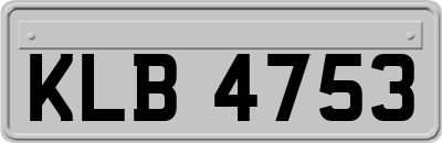 KLB4753
