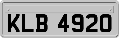 KLB4920