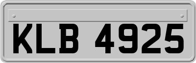 KLB4925