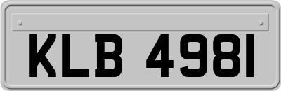 KLB4981