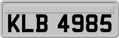 KLB4985