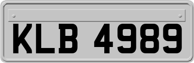 KLB4989