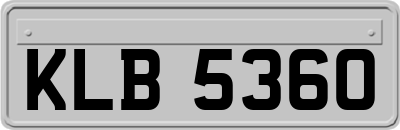 KLB5360