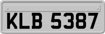 KLB5387