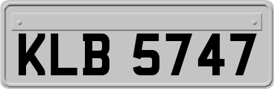 KLB5747