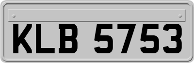 KLB5753