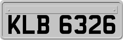 KLB6326