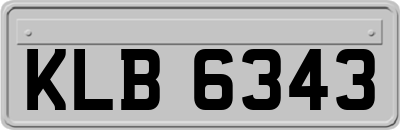 KLB6343