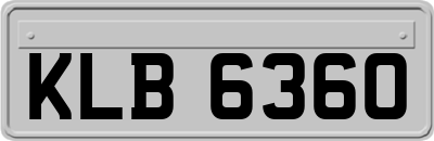 KLB6360