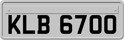 KLB6700