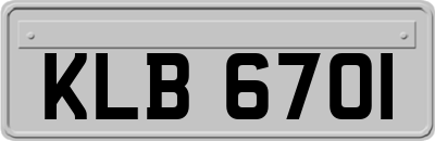 KLB6701