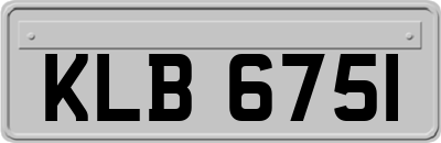 KLB6751