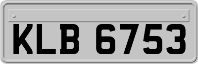 KLB6753