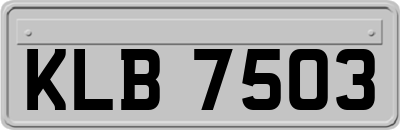 KLB7503