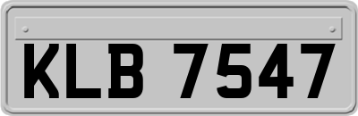 KLB7547