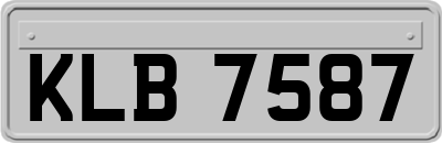 KLB7587