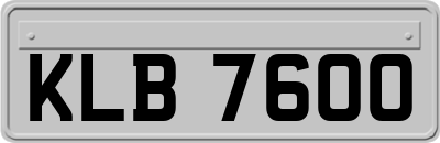 KLB7600