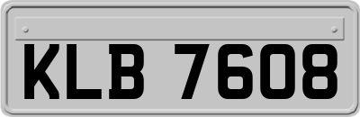 KLB7608