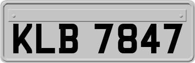 KLB7847