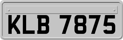 KLB7875