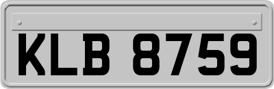 KLB8759