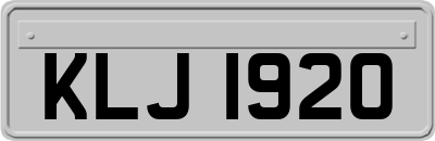 KLJ1920