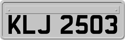 KLJ2503