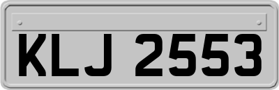 KLJ2553