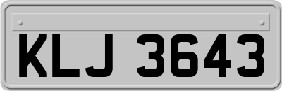 KLJ3643