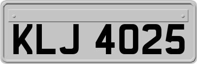KLJ4025