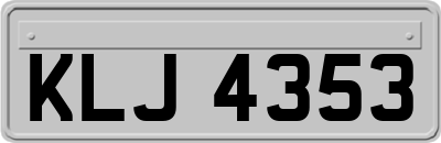 KLJ4353