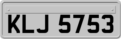KLJ5753