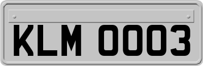 KLM0003