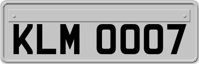 KLM0007