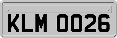 KLM0026