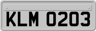 KLM0203