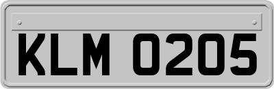 KLM0205
