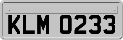 KLM0233