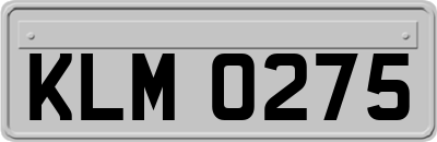 KLM0275