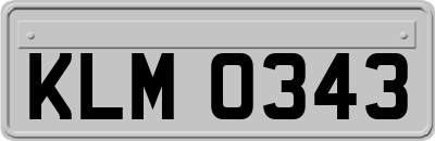 KLM0343